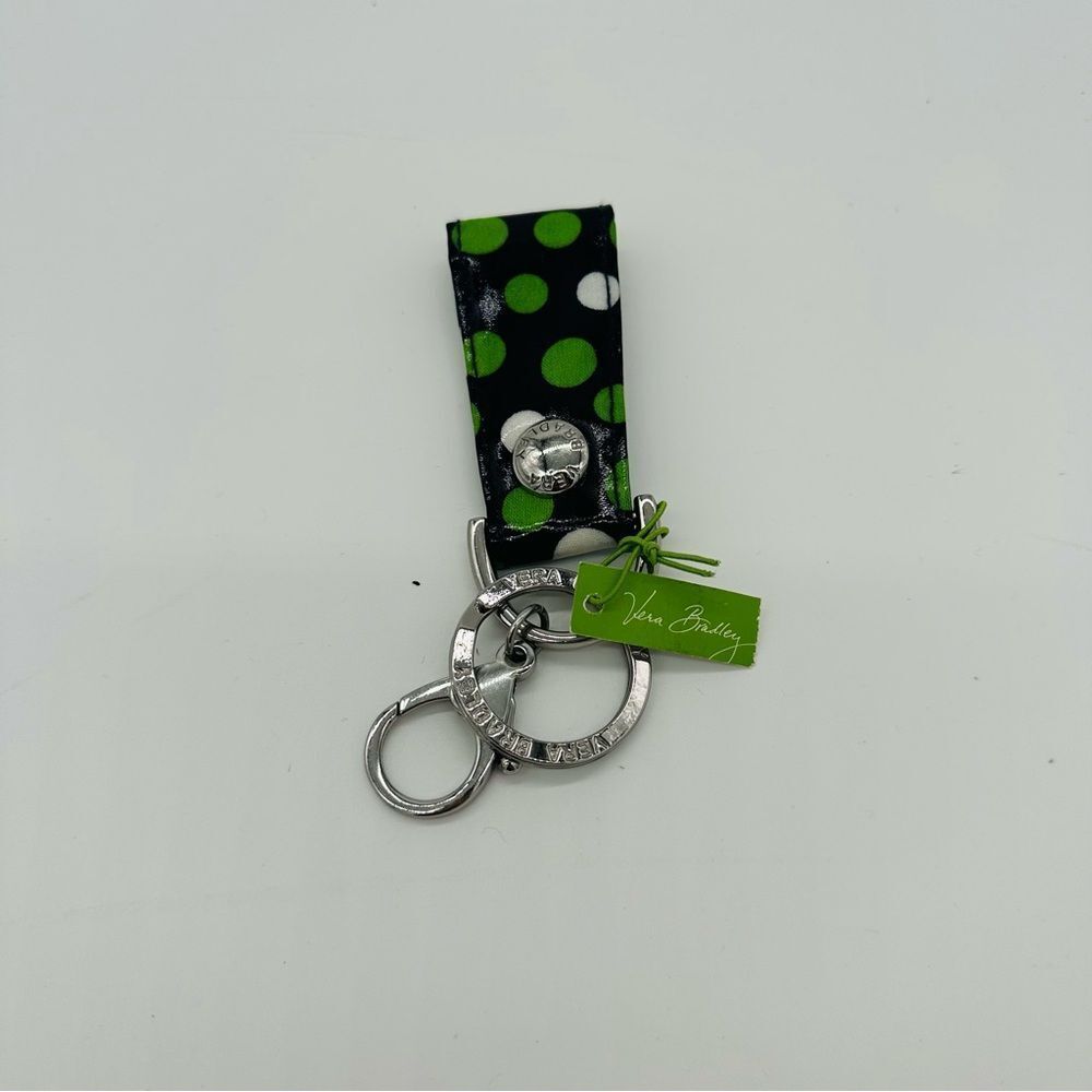 NWT Vera Bradley Loop Keychain Polka Dot